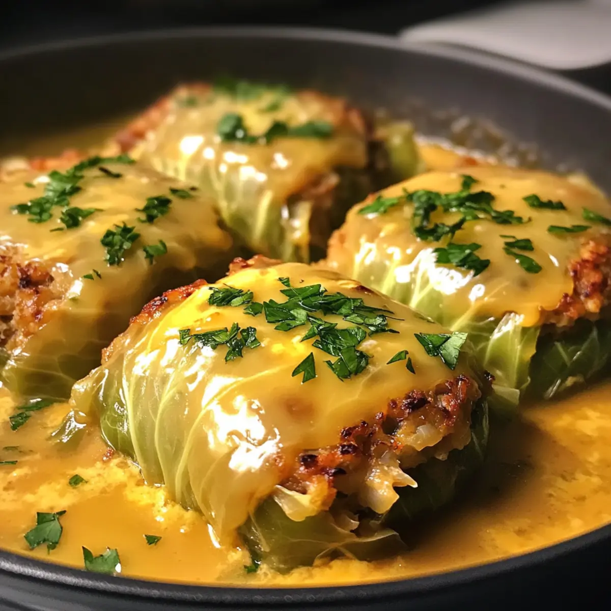 Heavenly Stuffed Cabbage Rolls with Zesty Egg-Lemon Sauce
