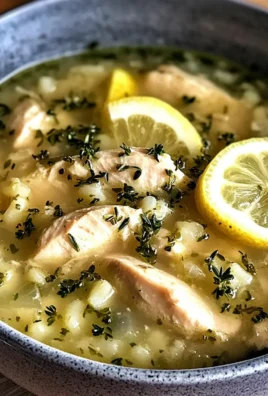 Mediterranean Lemon Chicken Soup: Quick Comfort in a Bowl