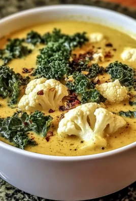 Curried Cauliflower And Kale Soup: Comfort in Every Bite