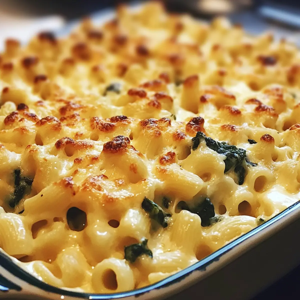 Creamy Spinach Artichoke Macaroni & Cheese for Cozy Nights