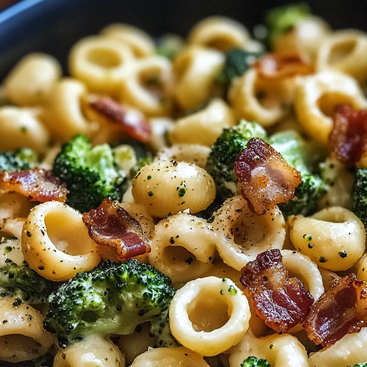 Spicy Bacon Broccoli Orecchiette: Creamy Comfort in Minutes