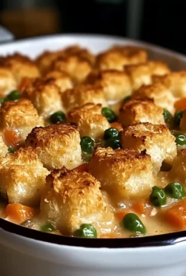 Comforting Chicken Pot Pie Tater Tot Casserole for Cozy Nights