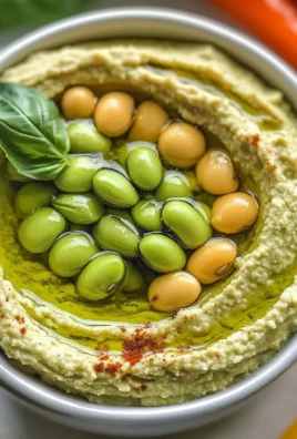 Creamy Edamame Hummus with Fresh Basil Ready in 5 Minutes