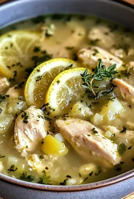 Mediterranean Lemon Chicken Soup: Quick Comfort in a Bowl