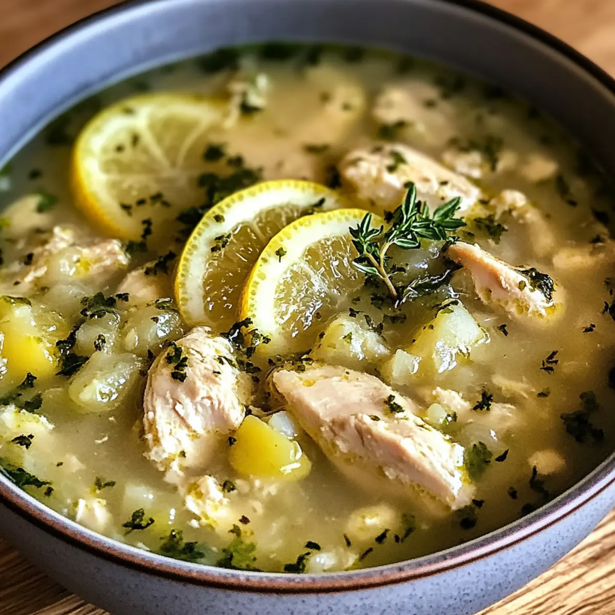 Mediterranean Lemon Chicken Soup: Quick Comfort in a Bowl