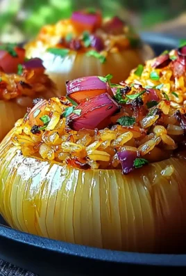 Jeweled Rice Stuffed Onions: A Vibrant Festive Delight