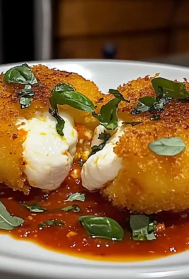 Crispy Fried Burrata with Spicy Vodka-Style Sauce Delight