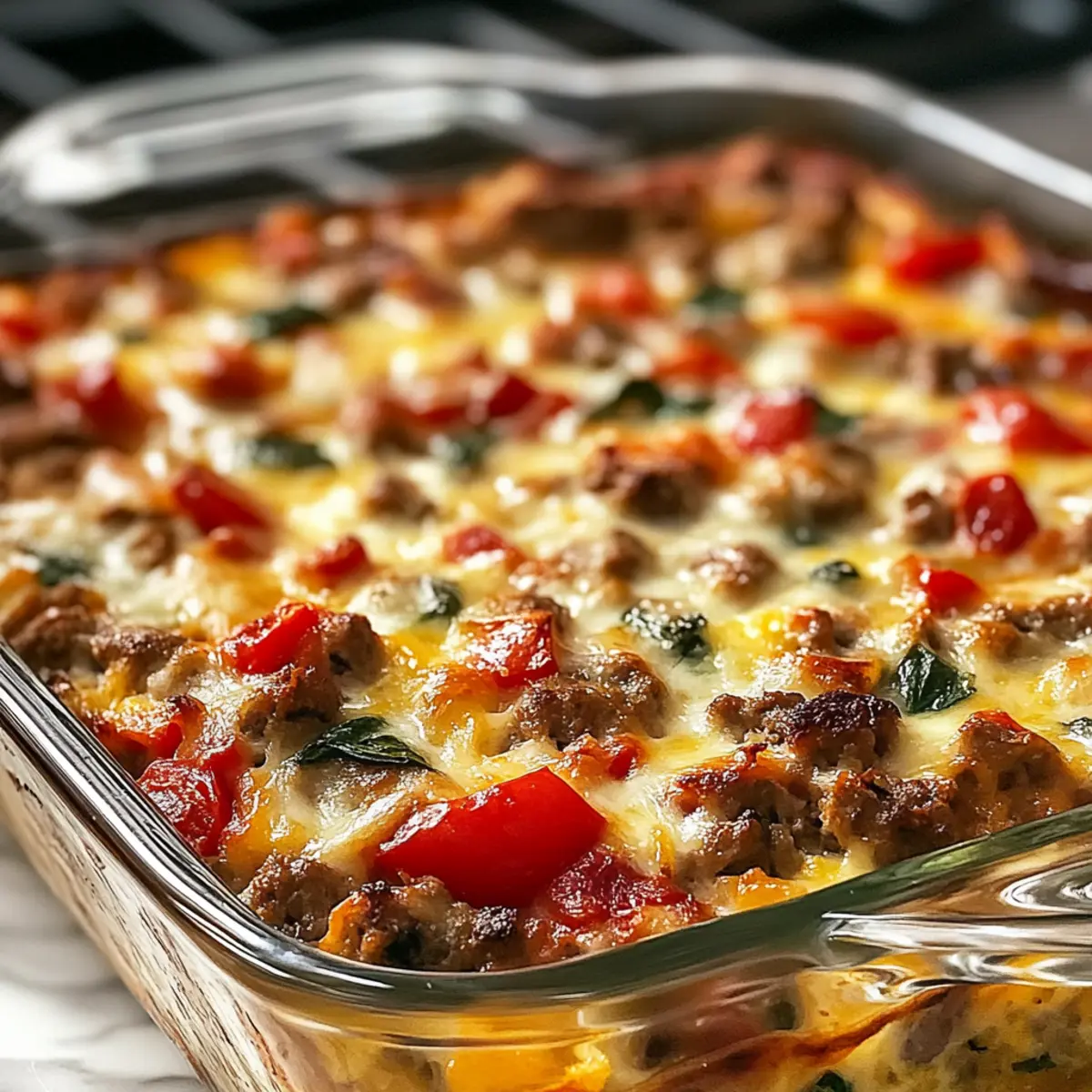 Overnight Italian Breakfast Casserole for Easy Mornings