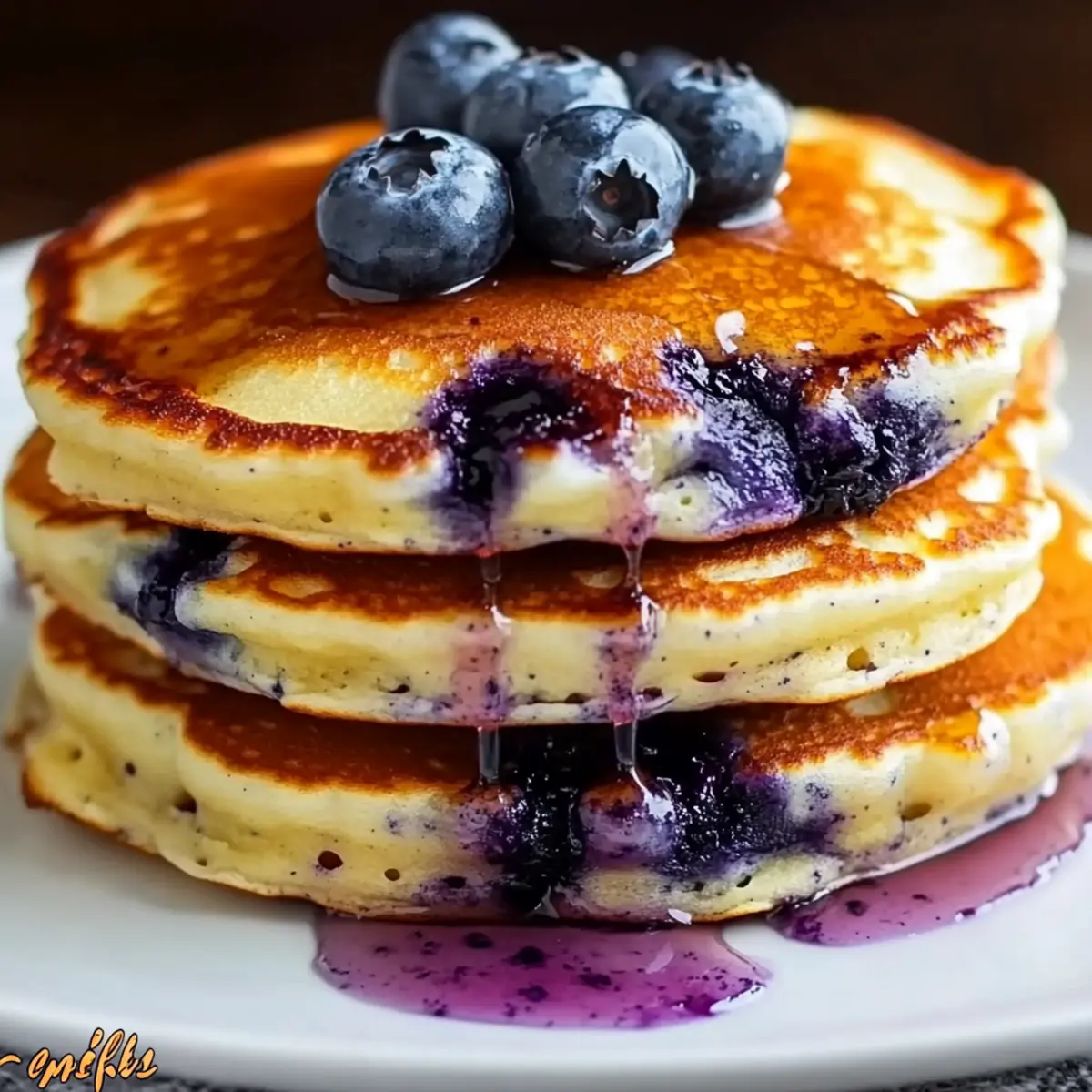 Easy Blueberry Pancakes
