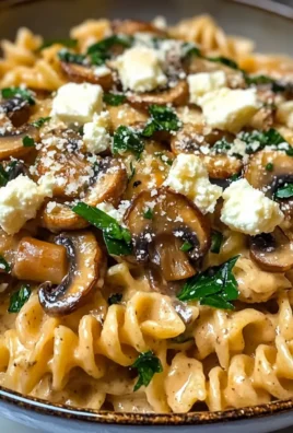 Creamy Baked Feta Pasta with Mushrooms for Cozy Nights