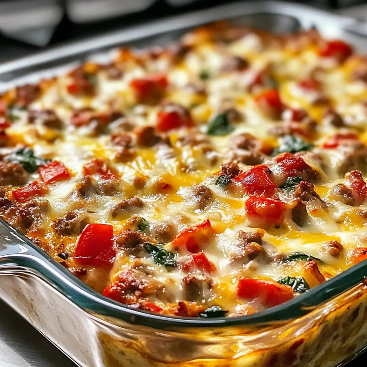 Overnight Italian Breakfast Casserole for Easy Mornings