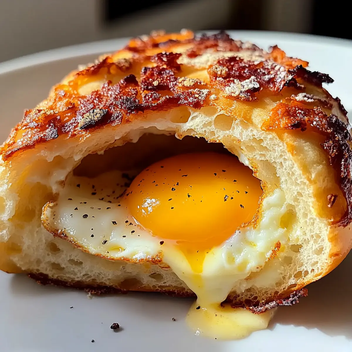 Mouthwatering Egg in a Hole Bake with Dinner Rolls Bliss