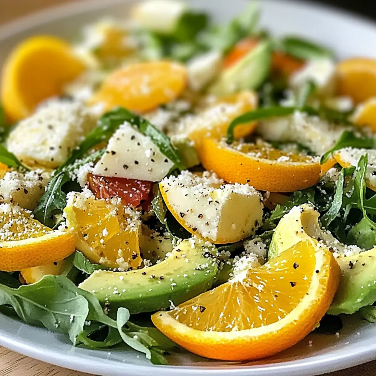 Fresh Hearts of Palm Salad with Citrus and Avocado Delight