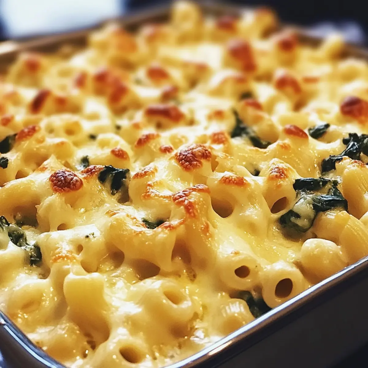 Creamy Spinach Artichoke Macaroni & Cheese for Cozy Nights