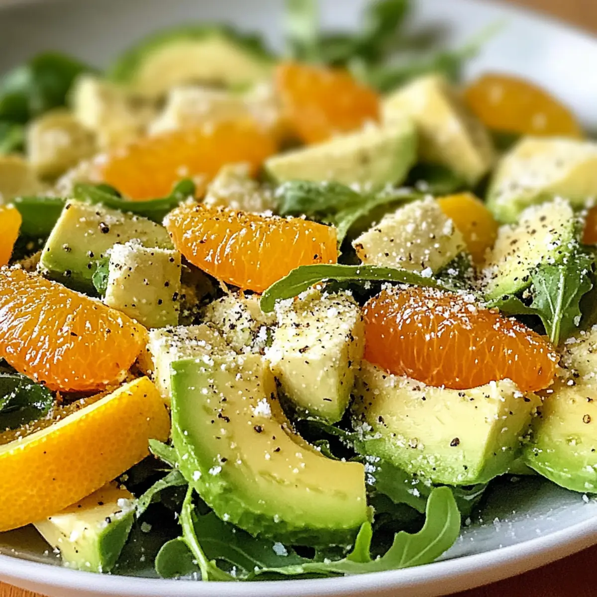 Fresh Hearts of Palm Salad with Citrus and Avocado Delight