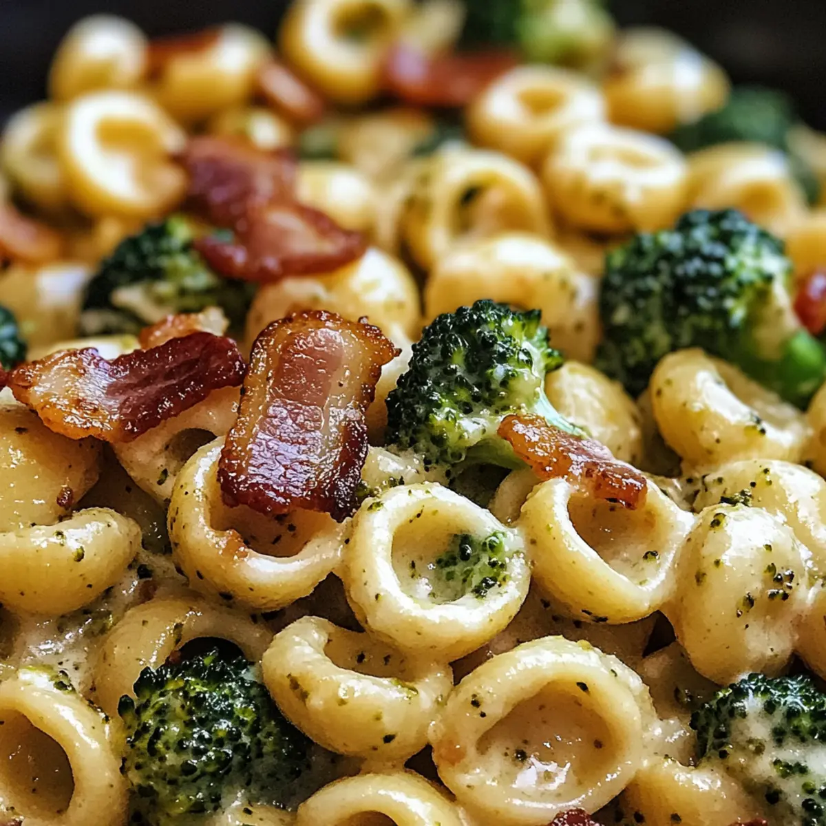Spicy Bacon Broccoli Orecchiette: Creamy Comfort in Minutes