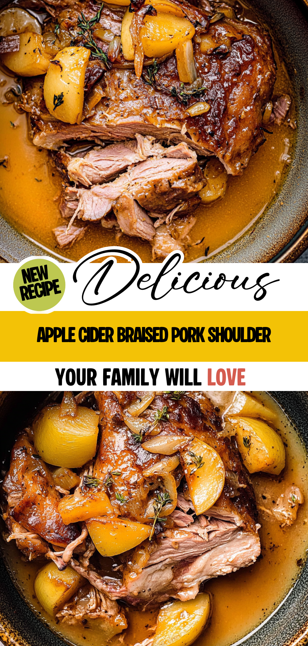 Apple Cider Braised Pork Shoulder