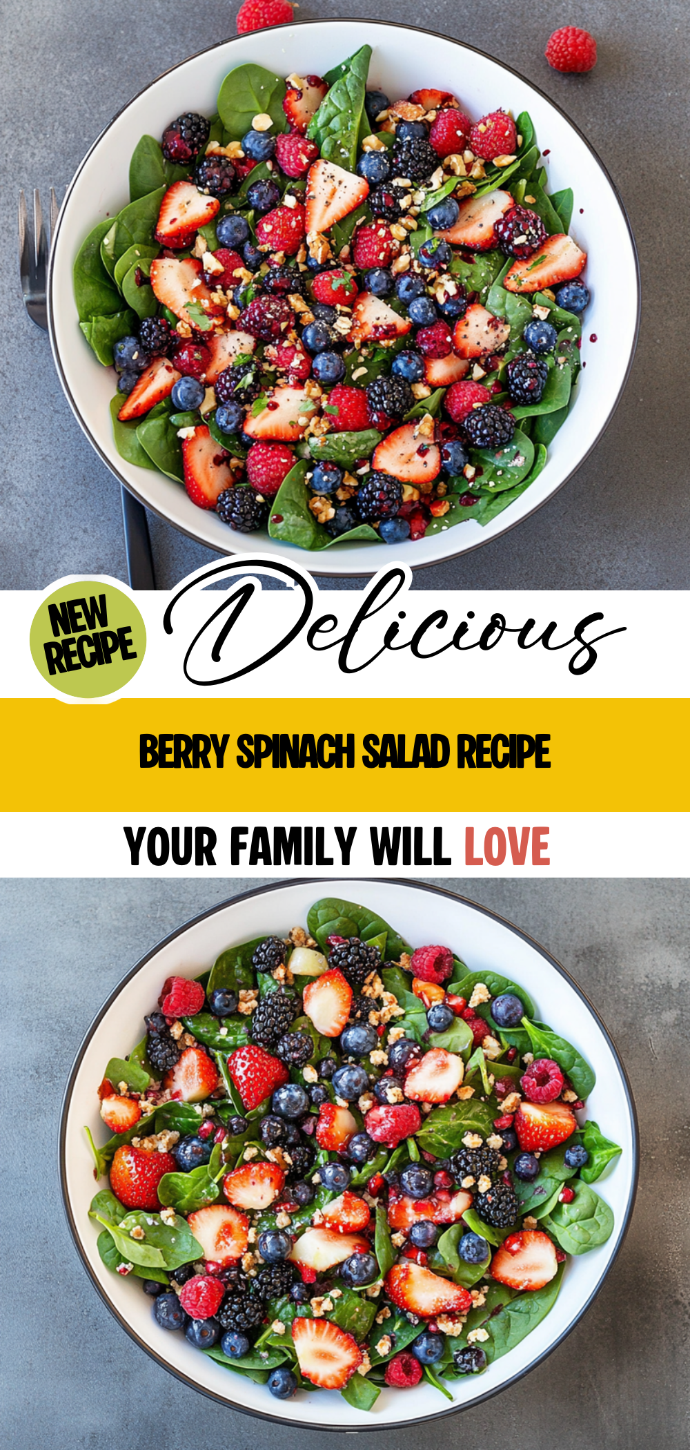 Berry Spinach Salad Recipe