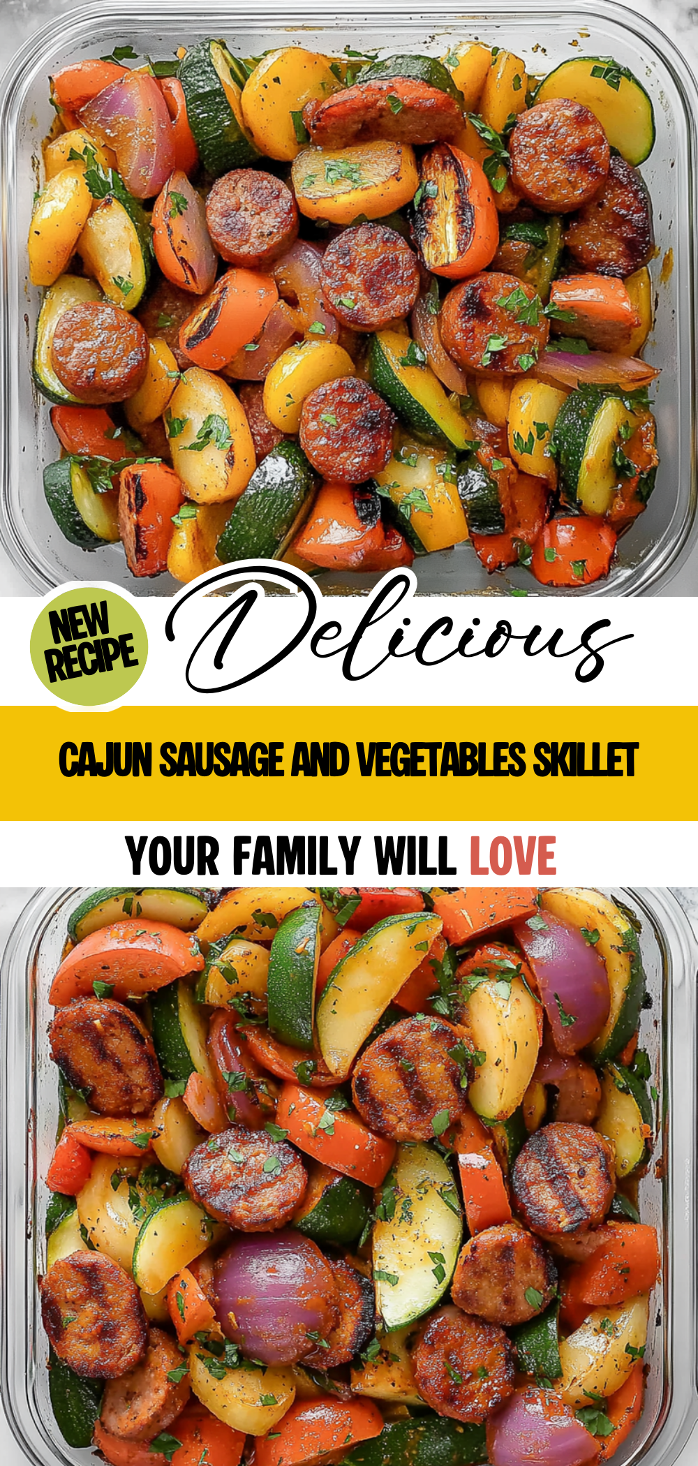 Cajun Sausage and Vegetables