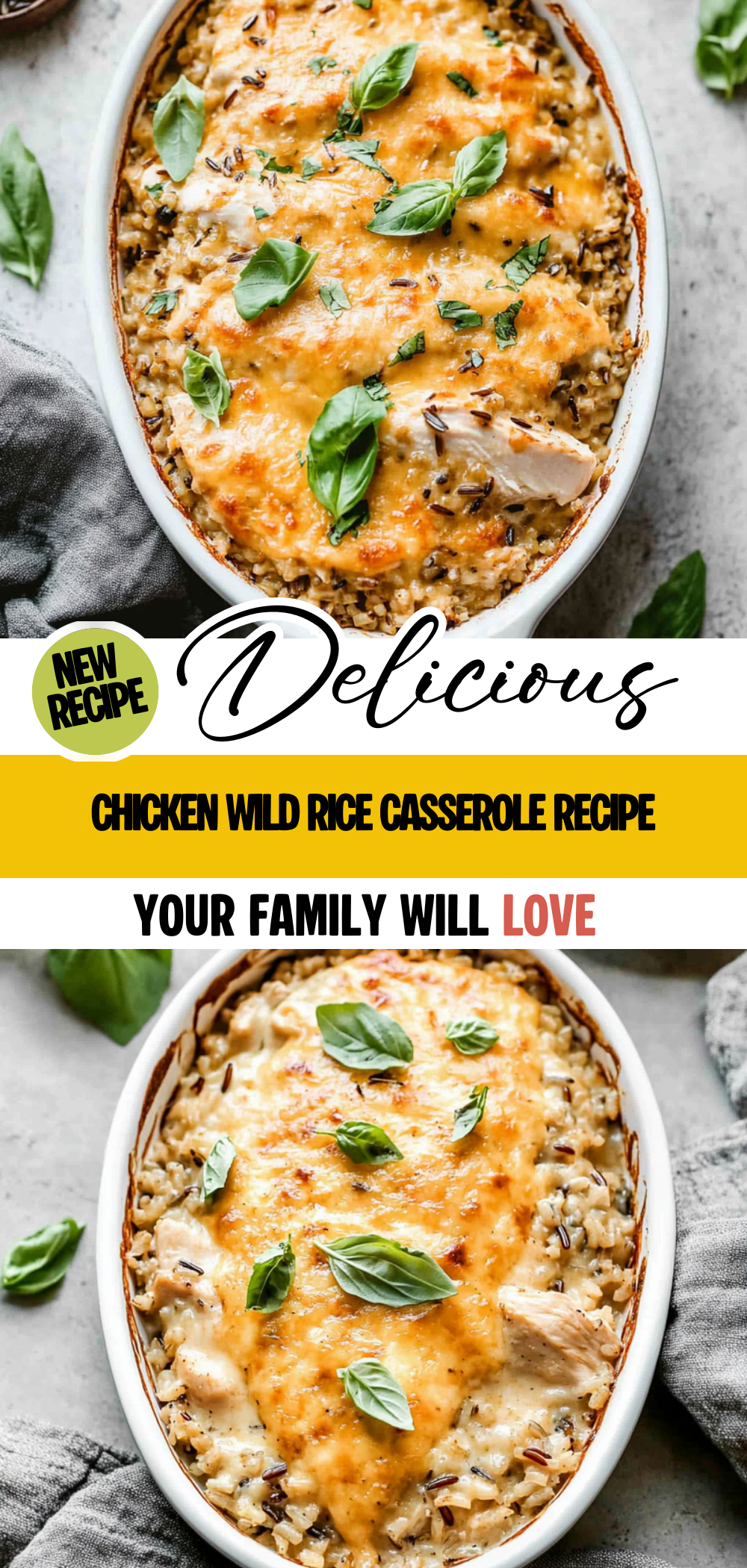 Chicken Wild Rice Casserole Recipe