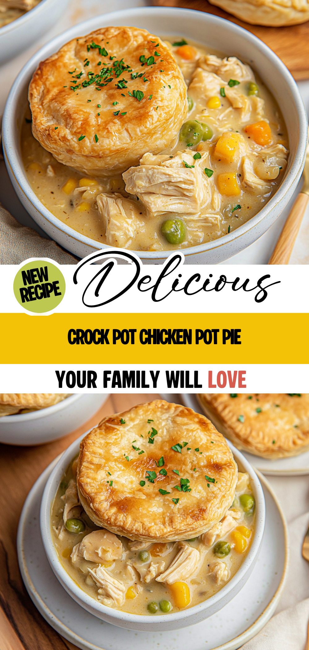 Crock Pot Chicken Pot Pie