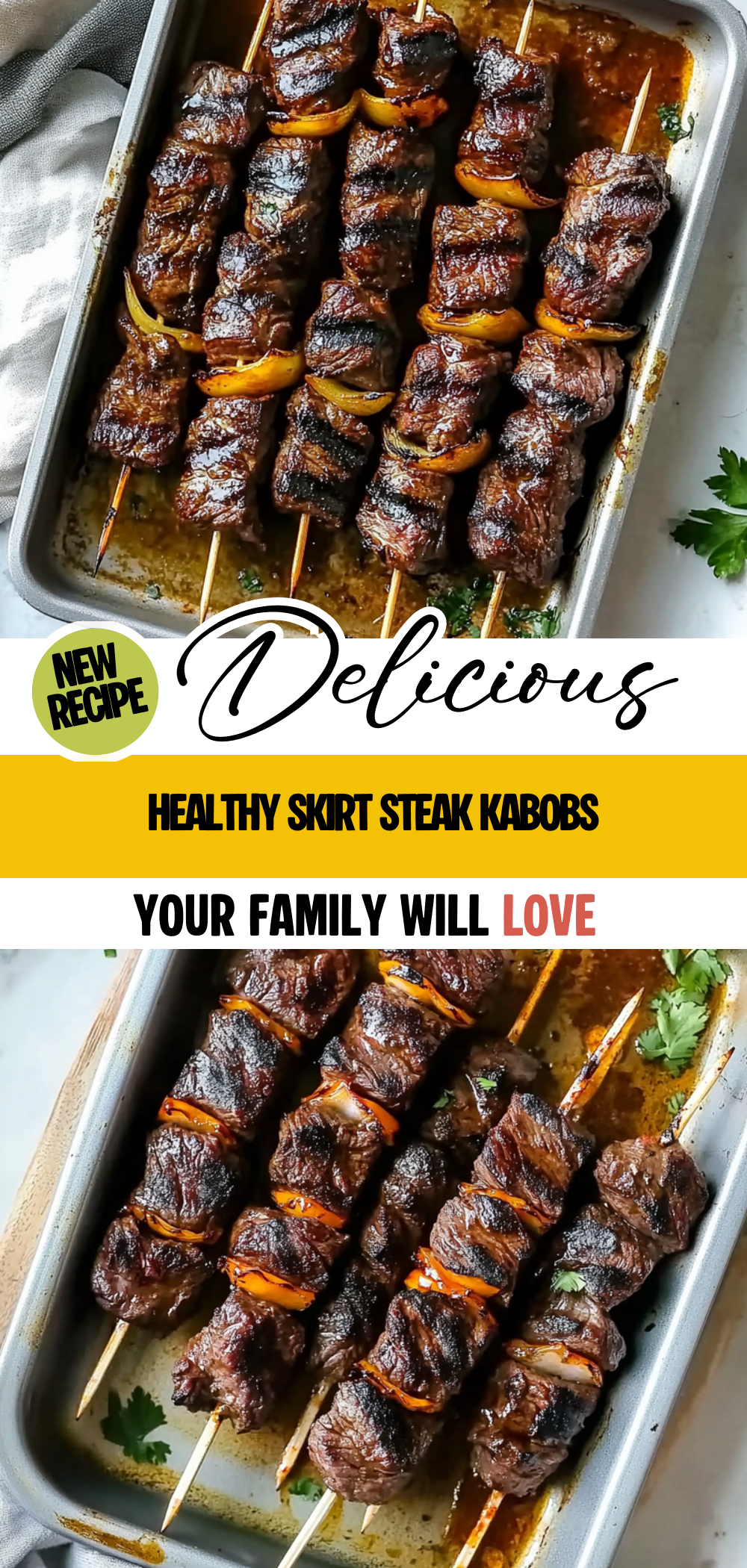 Healthy Skirt Steak Kabobs
