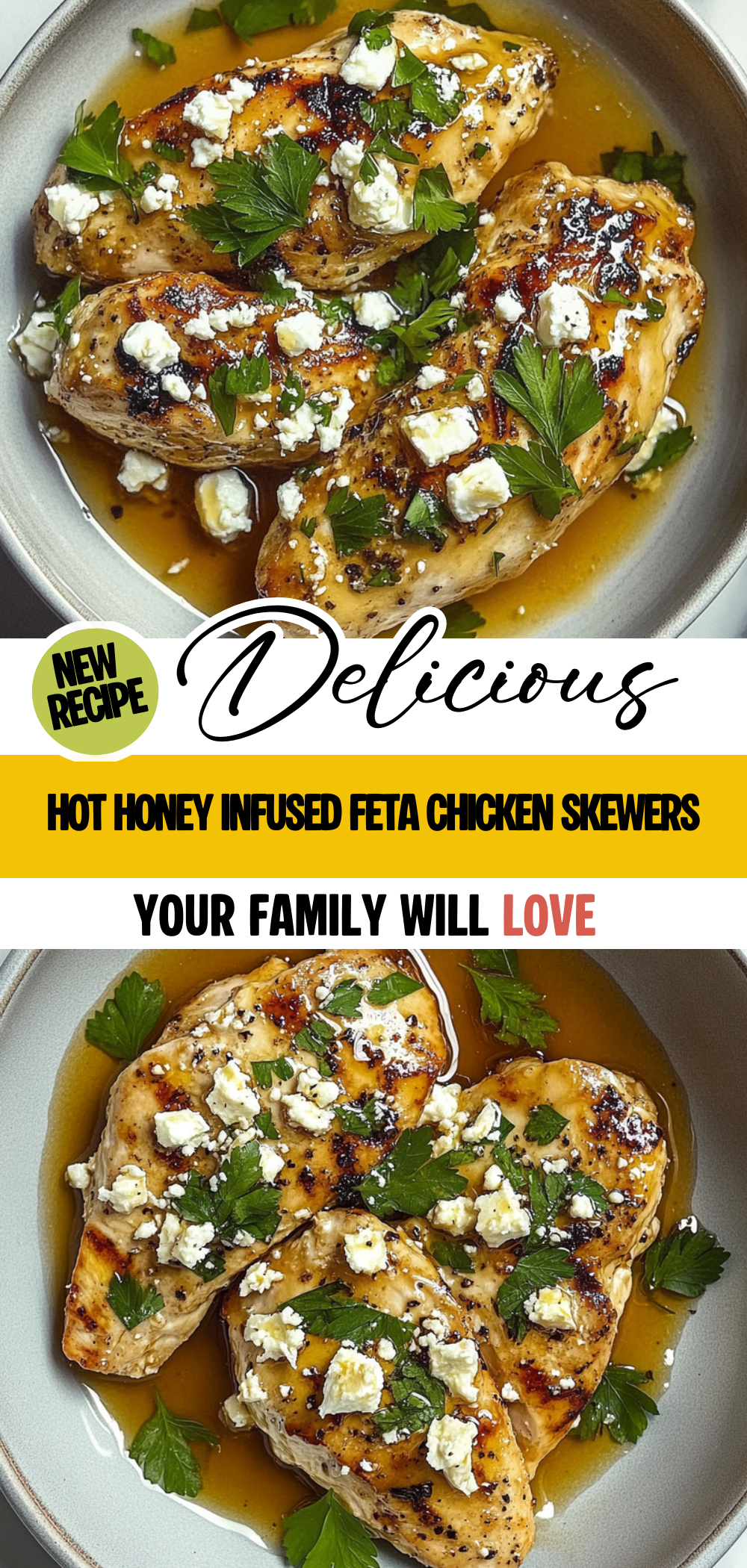 Hot Honey Infused Feta Chicken