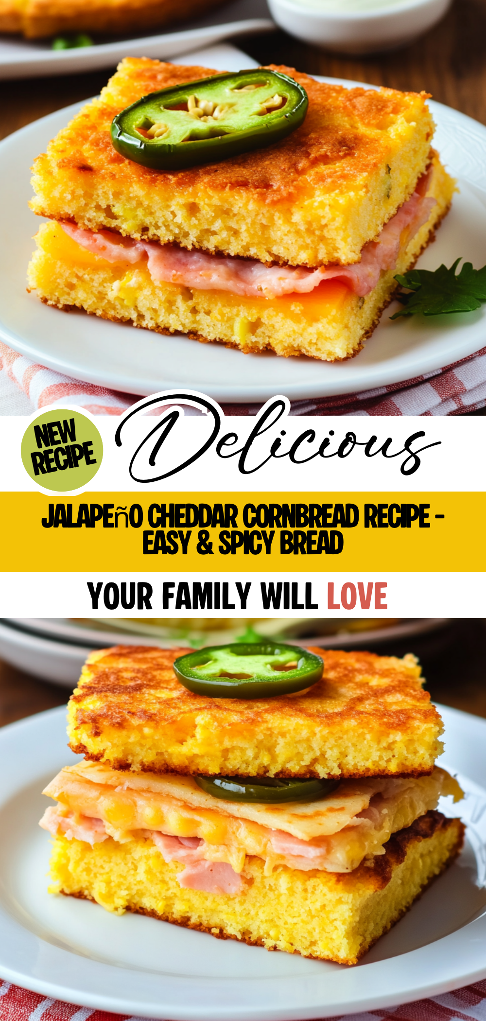 Jalapeño Cheddar Cornbread Recipe - Easy & Spicy Bread
