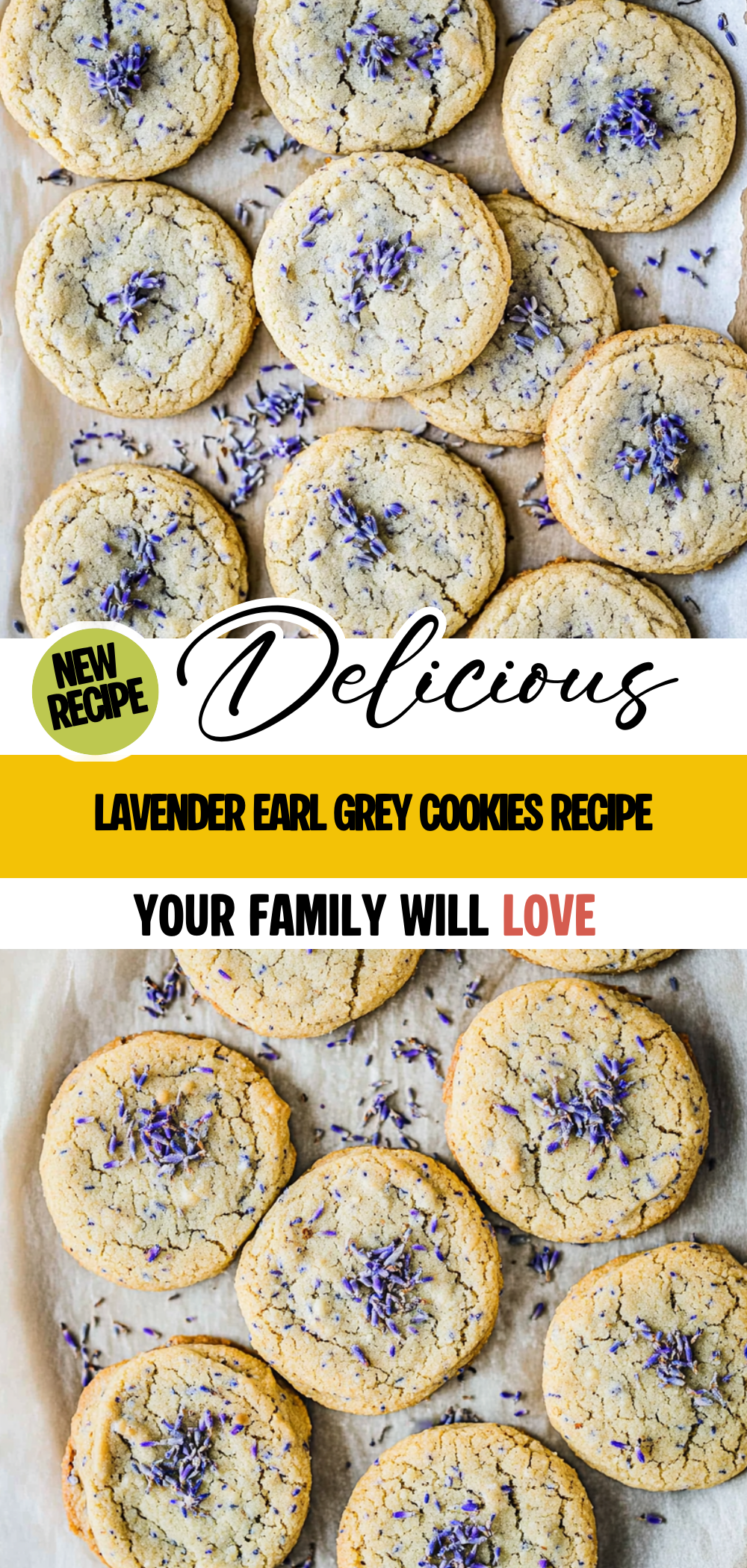 Lavender Earl Grey Cookies Recipe