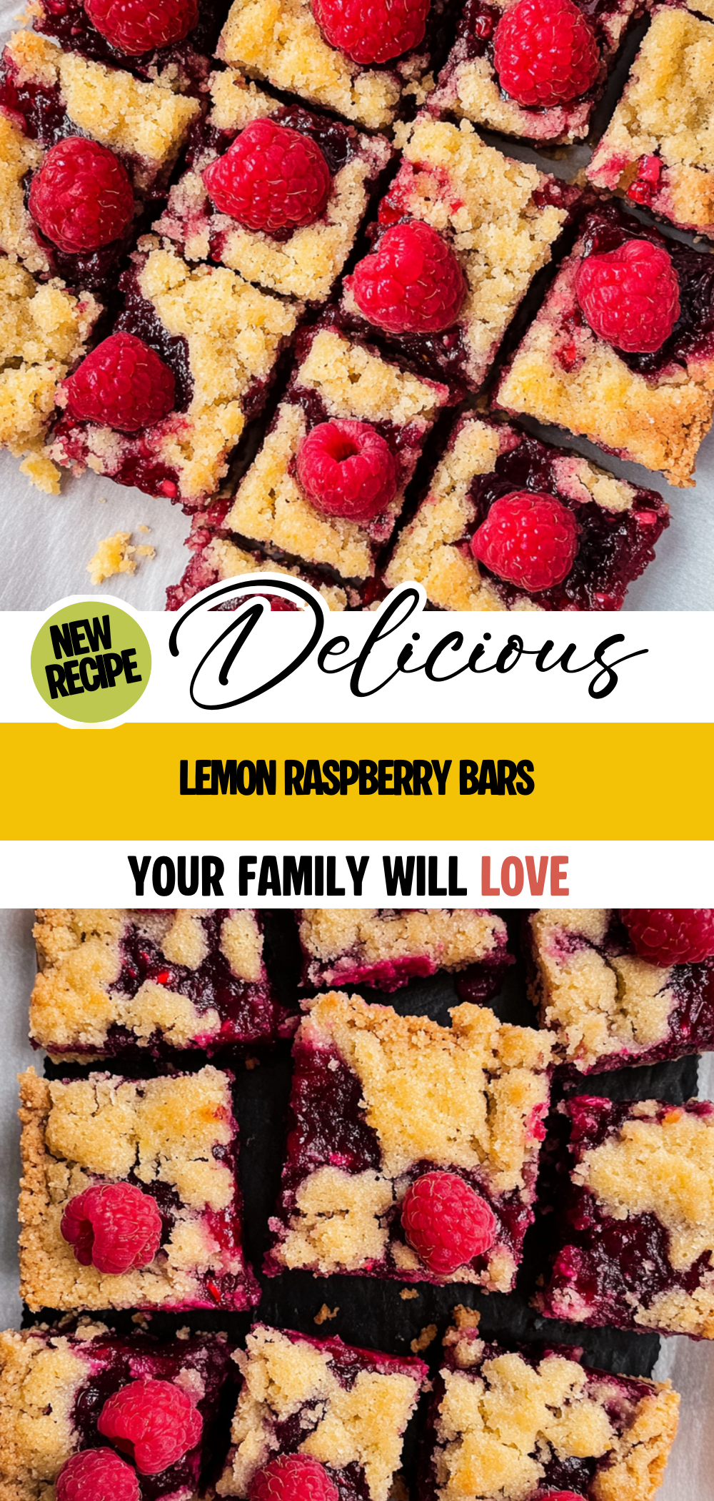 Lemon Raspberry Bars