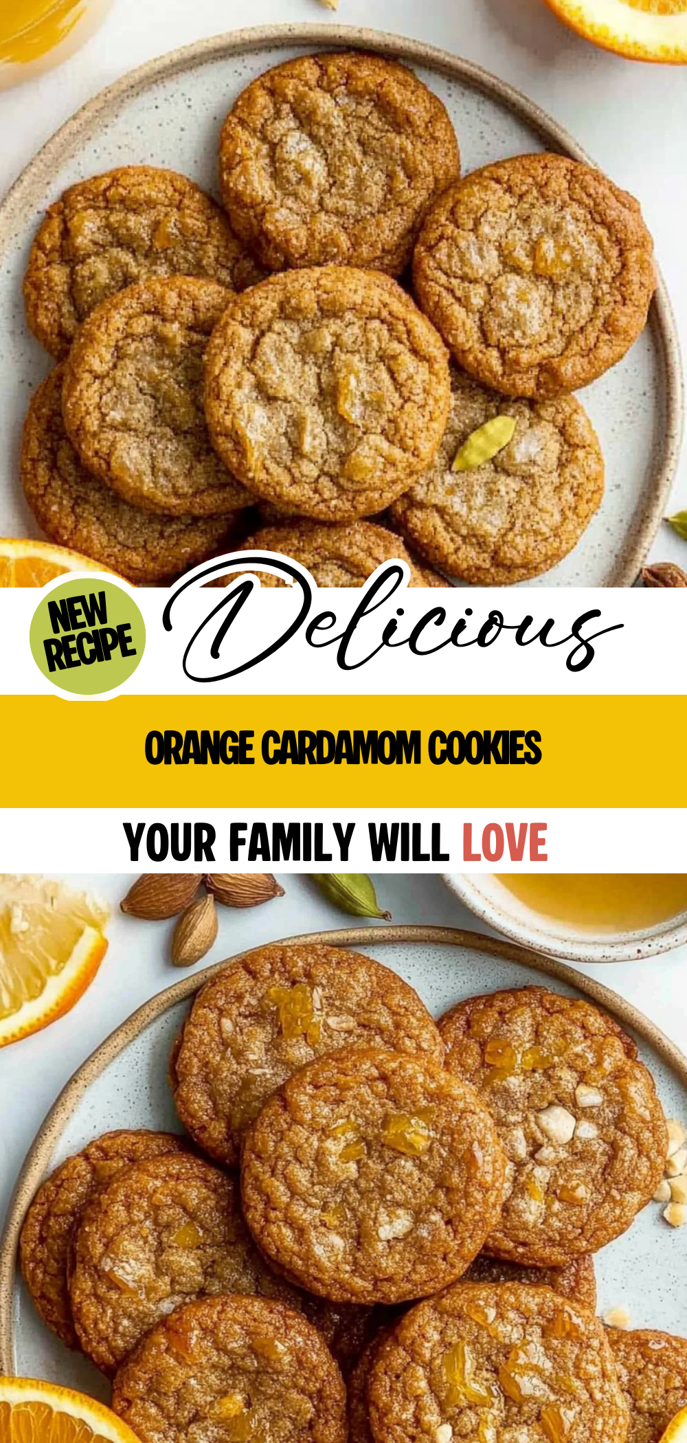 Orange Cardamom Cookies
