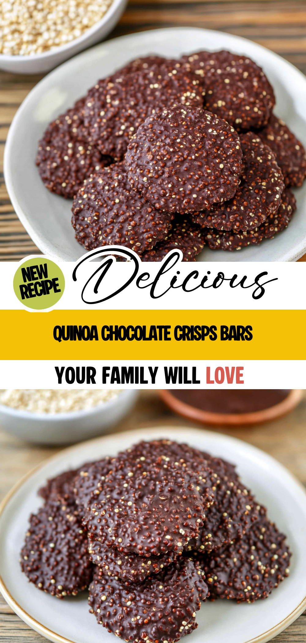 Quinoa Chocolate Crisps