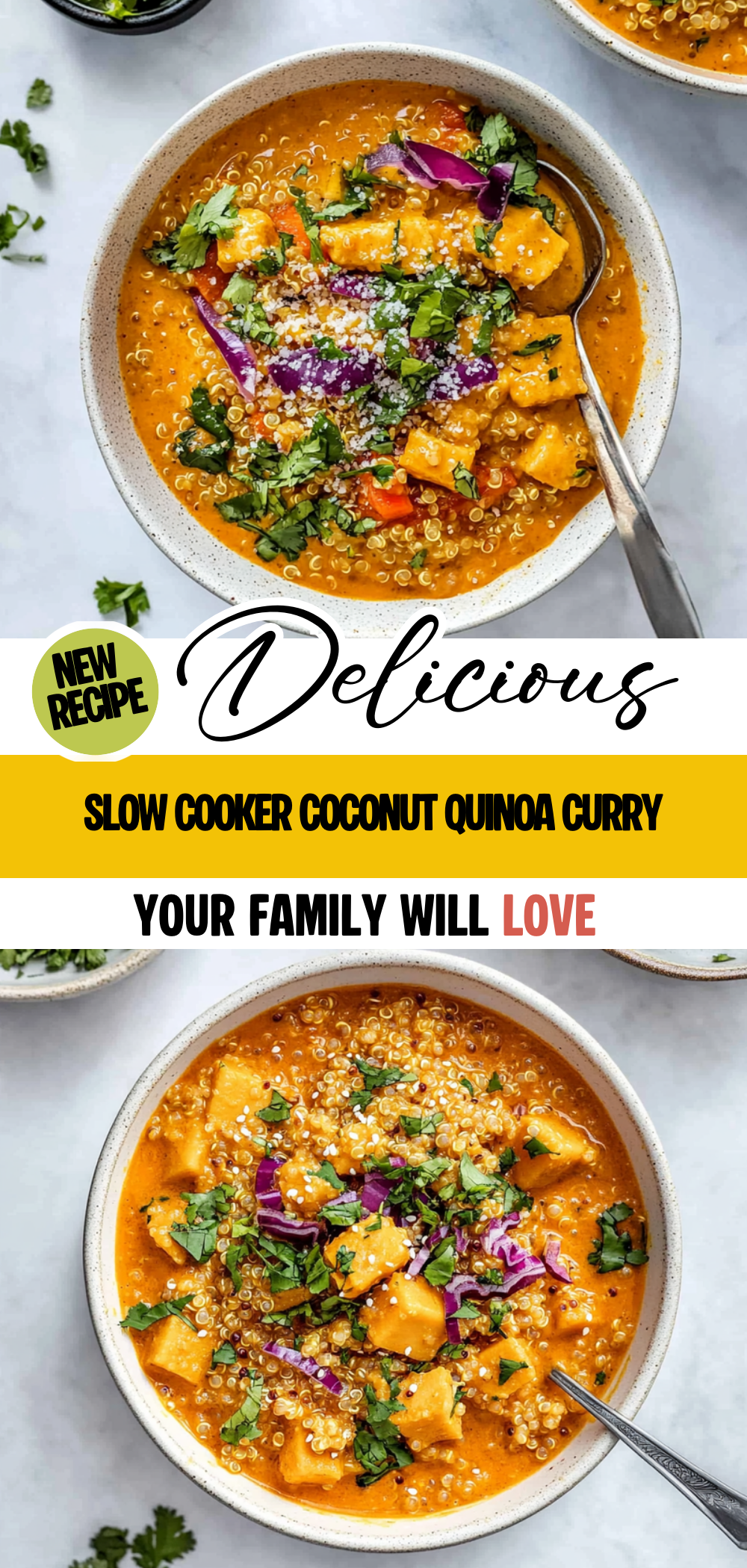 Slow Cooker Coconut Quinoa Curry
