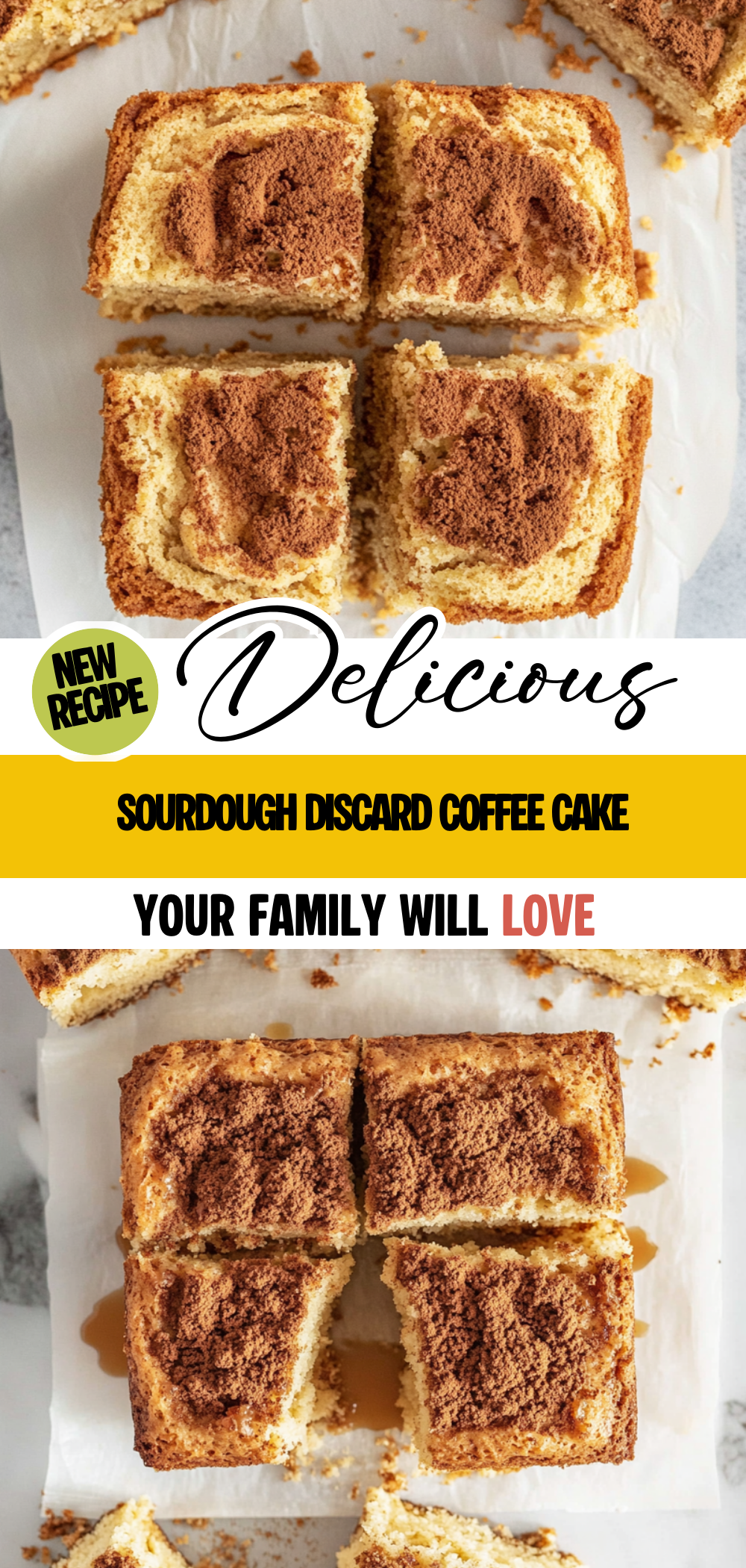 Sourdough Discard Coffee Cake