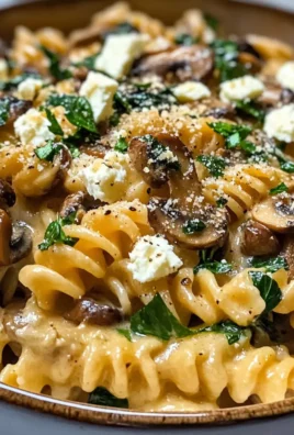Creamy Baked Feta Pasta with Mushrooms for Cozy Nights